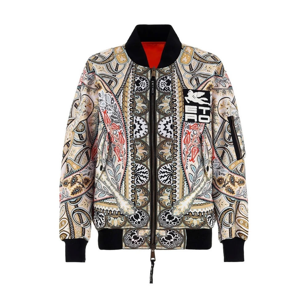 Etro MULTICOLOUR Reversible bomber jacket